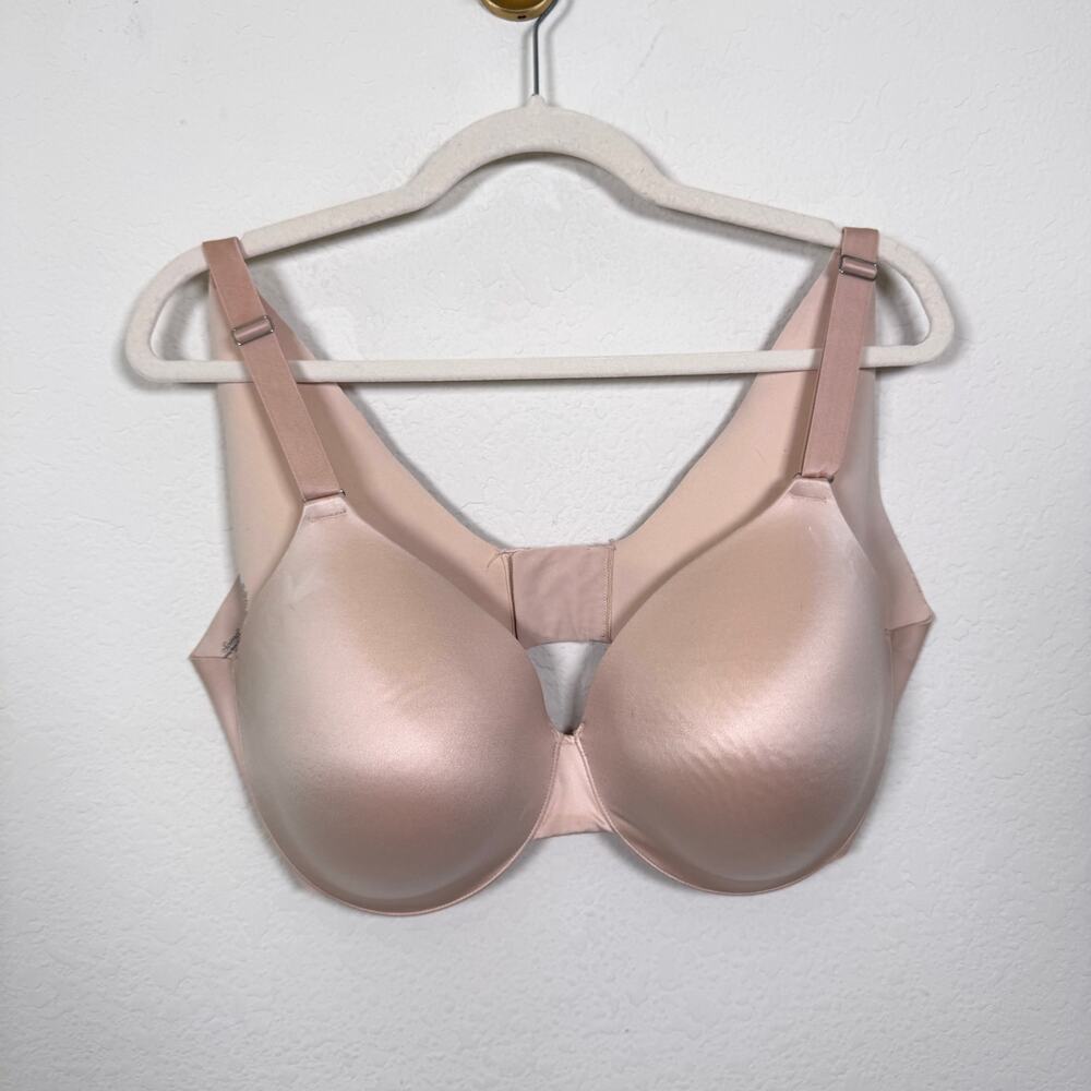 Soma Womens Vanishing Back Full Coverage Bra Size 42DD Underwire Neutral Tan